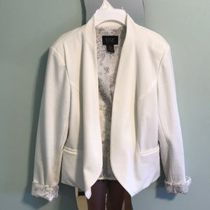 Chic white blazer